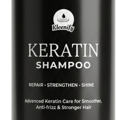 Keratin Shampoo bottle